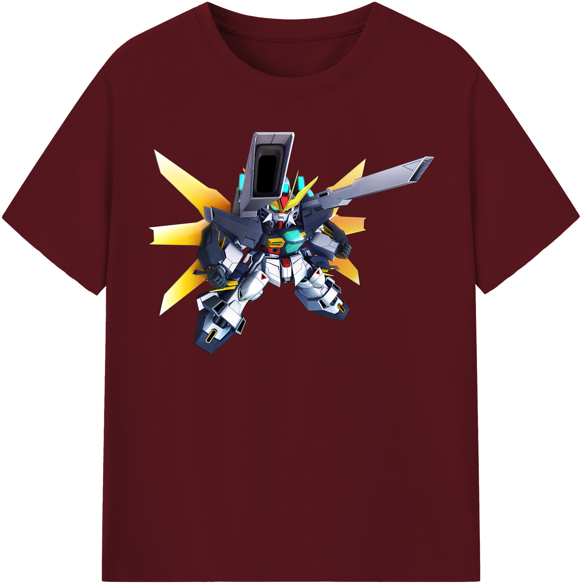 （画像用） 機動戦士ガンダム Mobile Suit Gundam 綿100％半袖Tシャツ（フロントプリント）